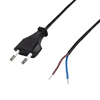 LogiLink Stroom Aansluitkabel [1x Euro-stekker - 1x Open kabeleinde] 1.50 m Zwart