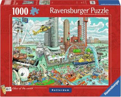 Ravensburger legpuzzel fleroux rotterdam, 1000st.