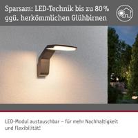 Paulmann Zerena 94826 LED-buitenlamp (wand) LED LED vast ingebouwd 10 W Antraciet - thumbnail