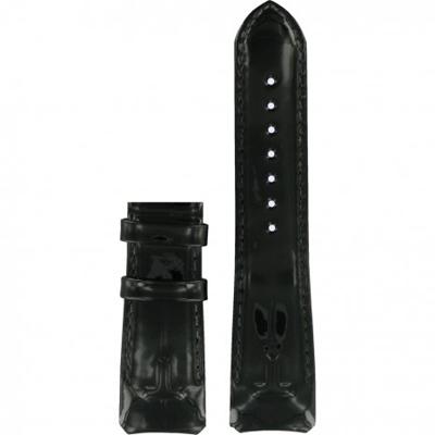 Horlogeband Tissot T0472204612600A / T610032079 Leder Zwart 21mm