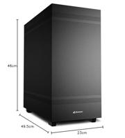Sharkoon C50 ATX Full Tower PC-behuizing Zwart - thumbnail