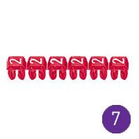Legrand Legrand 038227 Markeerclip Opdruk 7 Buitendiameter 2.70 tot 3.90 mm 038227 - thumbnail