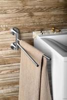 Dubbele Handdoekhouder Sapho X-Steel Draaibaar 42 cm Geborsteld RVS Sapho - thumbnail