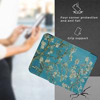 Lunso - Kobo Clara 2E hoes (6 inch) - Vegan Saffiano Leren sleep cover - Van Gogh Amandelbloesem - thumbnail