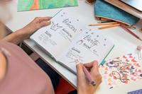 Sigel SI-JN335 Notitieboek Jolie Beauty A5 Hardcover Gelinieerd Roze Love 174 Blz 80g - thumbnail