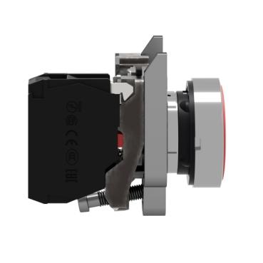 Schneider Electric XB4BA4322 XB4BA4322 Druktoets 600 V 6 A Moment (l x b x h) 52 x 30 x 47 mm IP66, IP67, IP69, IP69K 1 stuk(s)