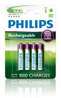 Oplaadbare Batterijen Philips R03B4A70/10 700 mAh 1,2 V - thumbnail