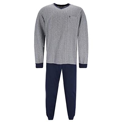 Verticaal gestreepte heren pyjama Hajo