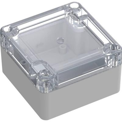 TRU COMPONENTS 6U07080804437 TC-13865052 Industriële behuizing 75 x 75 x 45 ABS, Polycarbonaat Lichtgrijs 1 stuk(s)