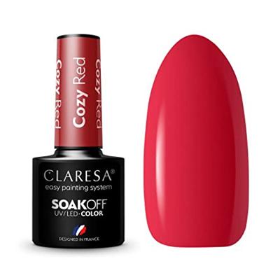 Claresa uv/led gellak 5ml cozy red warm feelings