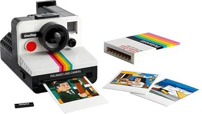 LEGO 21345 Ideas Polaroid OneStep SX-70 camera, bouwmodel voor volwassenen met stickers - thumbnail