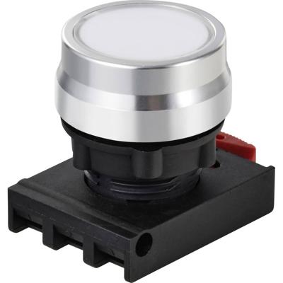 TRU COMPONENTS TC-12835232 ONPOW26BK-W Frontelement voor druktoets Knop Wit 1 stuk(s)