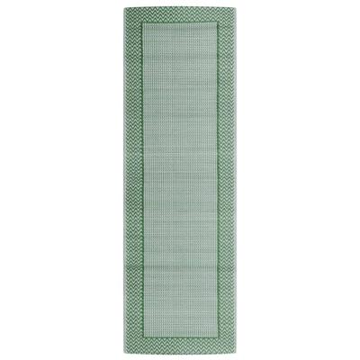 VidaXL Buitenkleed arakil 80x250 cm polypropeen groen VidaXL Buitenkleed arakil 80x250 cm polypropeen groen