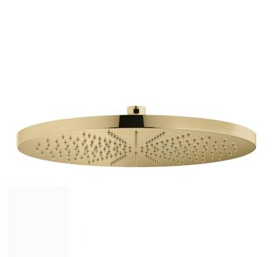 Hoofddouche Hotbath Cobber Opbouw 30 cm Geborsteld Messing PVD