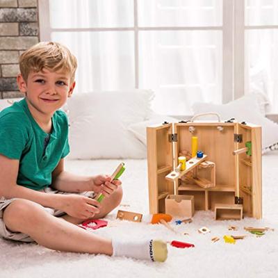 Classic World houten gereedschapskoffer, 35dlg. Classic World houten gereedschapskoffer, 35dlg.