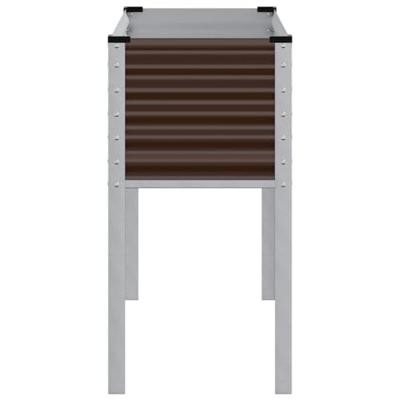 Plantenbak 100x41x90 cm staal bruin Plantenbak 100x41x90 cm staal bruin
