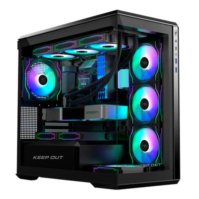 ATX Semi-toren doos KEEP OUT XC-905 PRO+ Zwart ATX Semi-toren doos KEEP OUT XC-905 PRO+ Zwart