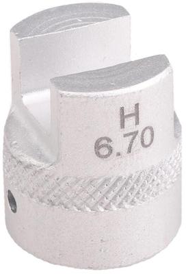 Bikeservice adapter adapter bst aluminum 6.7mm f bs5502