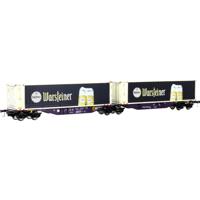 Mehano 28399 Containerwagen DC Warsteiner van de RailRelease - thumbnail
