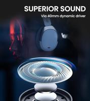 Edifier WH950NB Hybrid Active Noise Cancelling hoofdtelefoon - LDAC Codec met Hi-Res Audio en aangepaste EQ via App na 55 uur speeltijd met opvouwbare draadloze over-ear Bluetooth hoofdtelefoon, Ivoor - thumbnail