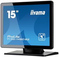 Iiyama PCAP Bezel Free Front, 10P Touch Touchscreen monitor Energielabel: E (A - G) 38.1 cm (15 inch) 1024 x 768 Pixel 4:3 8 ms HDMI, VGA, Audio-Line-out IPS - thumbnail