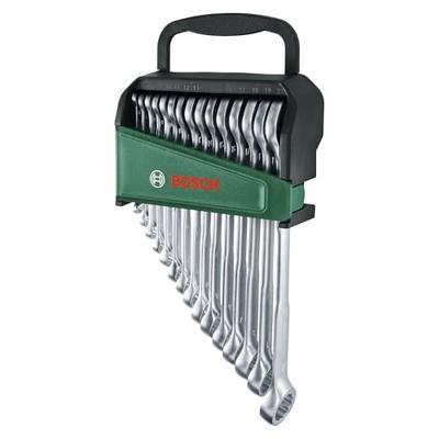 Bosch Groen Spanner set 15-piece (Steek/ringsleutelset 15 stuks: 6/7/8/9/10/11/12/13/14/15/16/17/18/19/21) - 1600A02Z9E