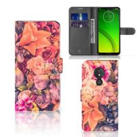 Motorola Moto G7 Power Hoesje Bosje Bloemen - thumbnail