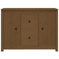 Dressoir 100x35x74 cm massief grenenhout honingbruin - thumbnail