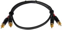 Cordial CFU 0.6 CC Rean stereo RCA tulpkabel 60cm - thumbnail