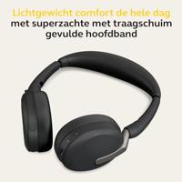 Jabra Evolve2 65 Flex Link380a MS On Ear headset Computer Bluetooth Stereo Zwart Noise Cancelling Headset, Microfoon uitschakelbaar (mute), Volumeregeling, - thumbnail