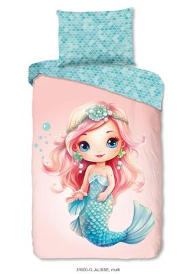 Good Morning Kinderdekbedovertrek "zeemeermin" - Multi - (140x200/220 cm) - Katoen Good Morning Kinderdekbedovertrek "zeemeermin" - Multi - (140x200/220 cm) - Katoen