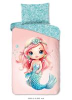 Good Morning Kinderdekbedovertrek "zeemeermin" - Multi - (140x200/220 cm) - Katoen - thumbnail