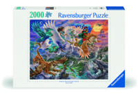 Ravensburger legpuzzel auf dem pegasus durch die lufte, 2000st. - thumbnail