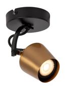 Lucide EMILE - Plafondspot - Ø 10,5 cm - 1xGU10 - Mat Goud / Messing - thumbnail