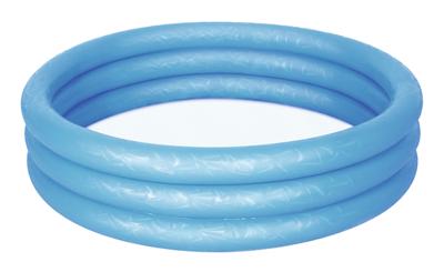 Bestway Opblaasbaar Kinderzwembad 3 Ringen Eco Kleur Assortiment 102x25 cm +2 Jaar Tuin 51024 - thumbnail