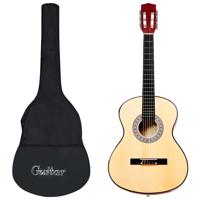 VidaXL Gitaar klassiek beginner met tas 3/4 36" - thumbnail