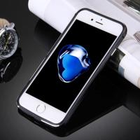 iPhone 7 & 8 TPU + Aluminium bumper frame Hoesje (zwart) - thumbnail