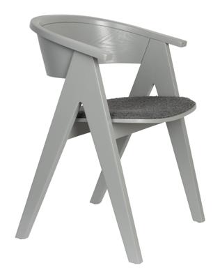 Zuiver Eetkamerstoel 'Ndsm' Essenhout, kleur Grijs