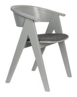 Zuiver Eetkamerstoel 'Ndsm' Essenhout, kleur Grijs - thumbnail