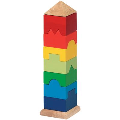 Goki houten stapel toren, 9dlg.