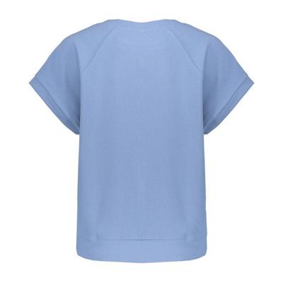 Geisha Sweater Short Sleeves Comfy 62053-21 T-shirt Korte Mouw 635 Jeans Blue