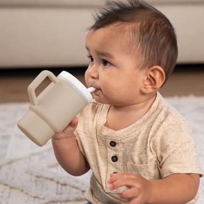 Mijn eerste siliconen cup - INFANTINO - 255 ml - Zandkleur