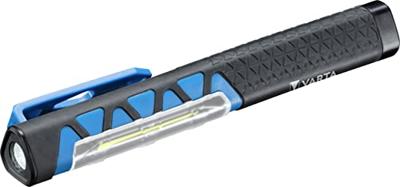 Varta 17647101421 Work Flex Pocket Light Penlight werkt op batterijen LED 230 mm Grijs, Blauw