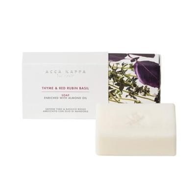 Acca Kappa Thyme & Red Rubin Basil Soap 150gr Acca Kappa Thyme & Red Rubin Basil Soap 150gr
