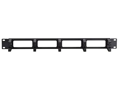 DSI 1U 19 inch metalen kabelgoot met 5 kunststof haken - DS-1903 kabelmanagement