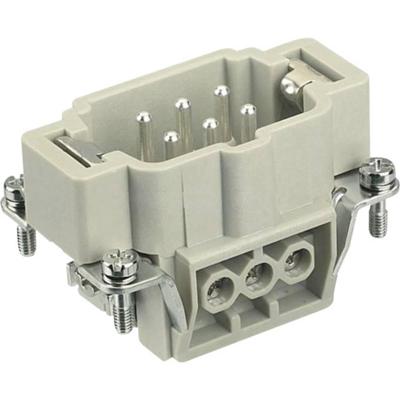 HARTING 09330062601 Pin-inzetstuk Han® E 6 + PE Schroeven 1 stuk(s)