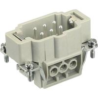 HARTING 09330062601 Pin-inzetstuk Han® E 6 + PE Schroeven 1 stuk(s) Piece - thumbnail