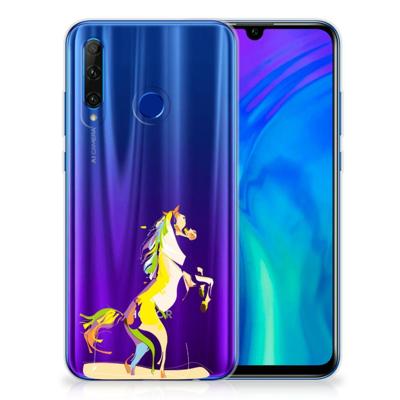 Honor 20 Lite Telefoonhoesje met Naam Horse Color Honor 20 Lite Telefoonhoesje met Naam Horse Color
