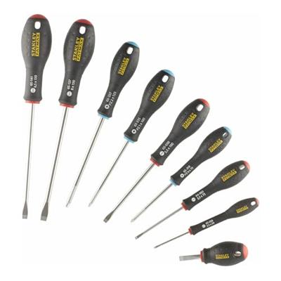 Stanley handgereedschap FATMAX Schroevendraaierset 9-delig - St/Par/Poz - FMHT65424-0 - FMHT65424-0