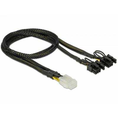 Delock 85455 PCI Express voedingskabel 6-pins female > 2 x 8-pins male 30cm